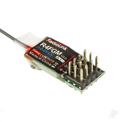 RadioLink R4FGM 4-Kanal RC Empfänger mit Gyro Funktion