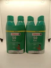 Walgreens Kids Continuous Spray Broad Spectrum SPF 50 Sunscreen 2 Lot Exp 01/27