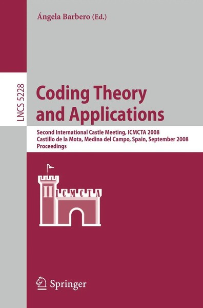 Angela Barbero | Coding Theory And Applications | Taschenbuch | Englisch (2008)-image