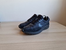 Nike Waffle Debut Black  Men's Trainers Size UK 8 Used Condition