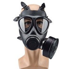 Gas Masks Survival Nuclear and Chemical, Full Face Respirator Mask with 40MM ..
