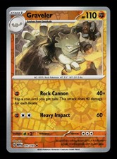 Carta Pokemon Graveler 075/165 Reverse Holofoil Scarlatto e Viola 151 -B12