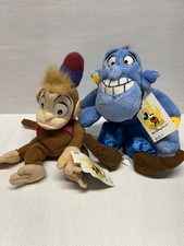 Walt Disney World Aladdin Abu  Genie Bean Bag Plush New with Tag