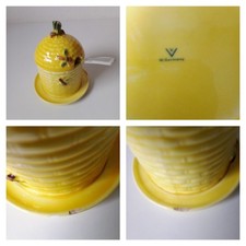 MARMELADENTOPF HONIGTOPF HONIGDOSE BIENENSTOCK Goebel beschädigt