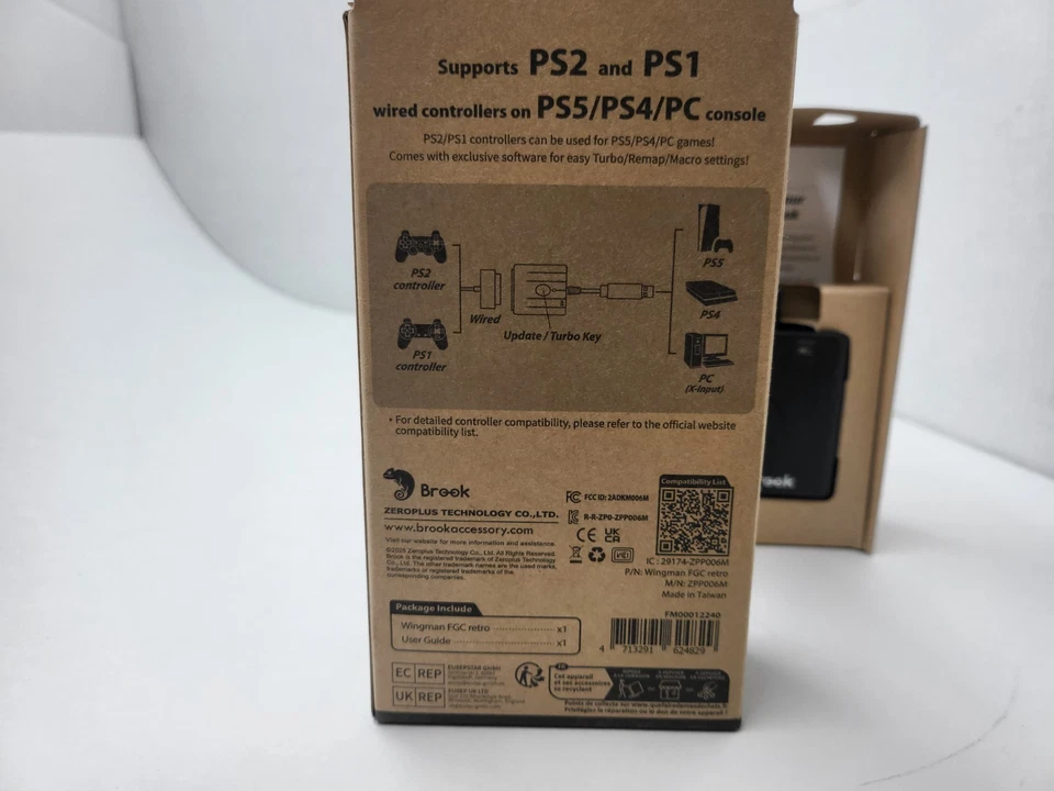 NEW SEALED BROOK WINGMAN CONVERTER PS1 PS2 TO PS4 PLAYSTATION 4 / 5 PS5 PC - Image 3 of 4