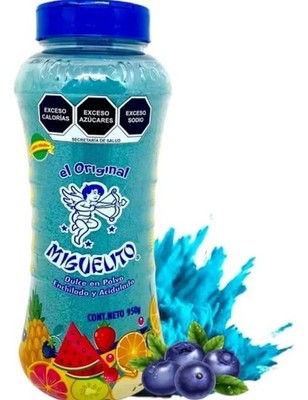 2 Pack DULCE EN POLVO  ''MIGUELITO'' SABOR Mora Azul 950g