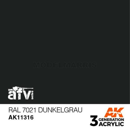AK AK11316 RAL 7021 Dunkelgrau