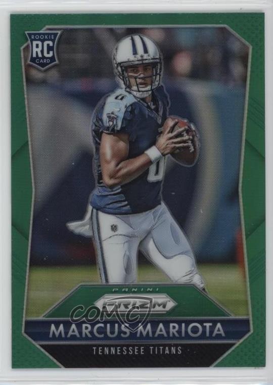 2015 Panini Prizm Rookies Green Prizm Marcus Mariota #264 2t2