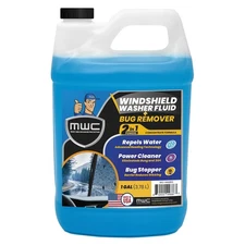 MWC Windshield Washer Fluid, 1 Gallon, Streak Free, Eco-Friendly, -32°F