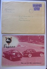 PEGASO Z-102 B 2.8 & 3.2 orig 1954 Sales Broc...