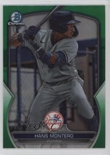 2023 Bowman Draft Chrome Green Refractor 90/99 Hans Montero #BDC-12 11s9
