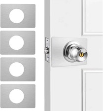 Door Lock Repair Plate, Door Lock Knob/Lever/Deadbolt Reinforcement Plate, Door