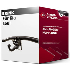 Für Kia Soul II Typ PS (Brink) Anhängerkupplung horizontal abnehmbar neu