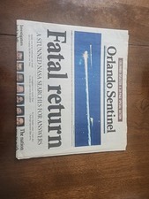 Orlando Sentinel Feb 2 2003 Space Shuttle Columbia Disaster &ldquo;Fatal Return&rdquo; Spec