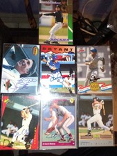 mlb autograph cards Lot