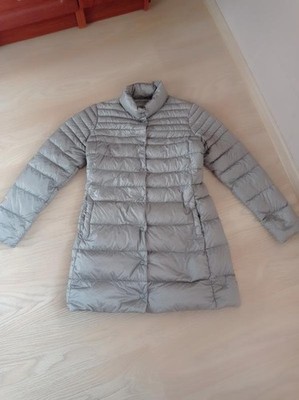 Women Cinelli Long Down Jacket Grey M