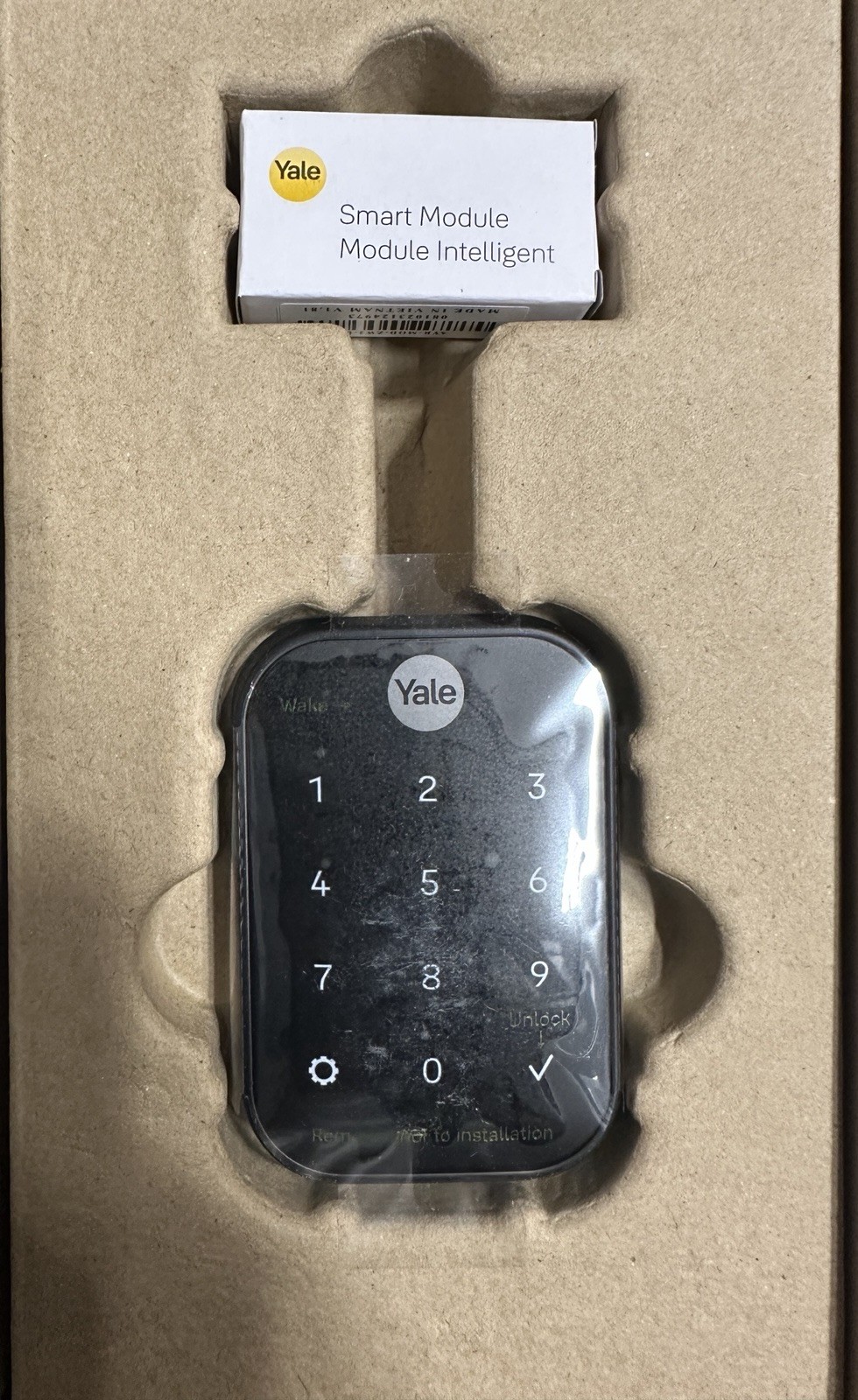 Yale Assure Lock 2 Smart Deadbolt in Black Suede with Keyless Entry