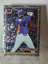 2026 Topps Series 1 Yordan Alvarez #T91-36 Silver Crackle 1991 Topps Astros - 5b