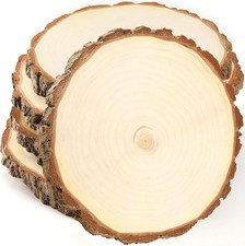 6 pcs Large Wood Slices for Centerpieces 12-13 inches Wood Rounds Decor