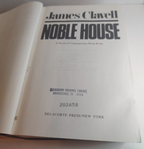 Noble House James Clavell 1981 Delacorte Press First Edition 1st Print HC Shogun - Picture 3 of 4