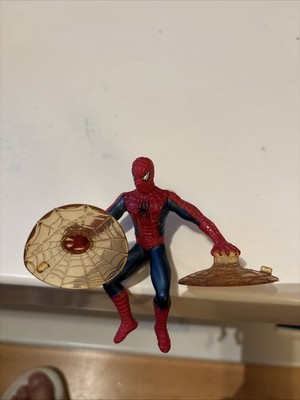 Marvel Spider-Man Movie Action Figure Window Sticker Sucker Toy 2002 RARE!