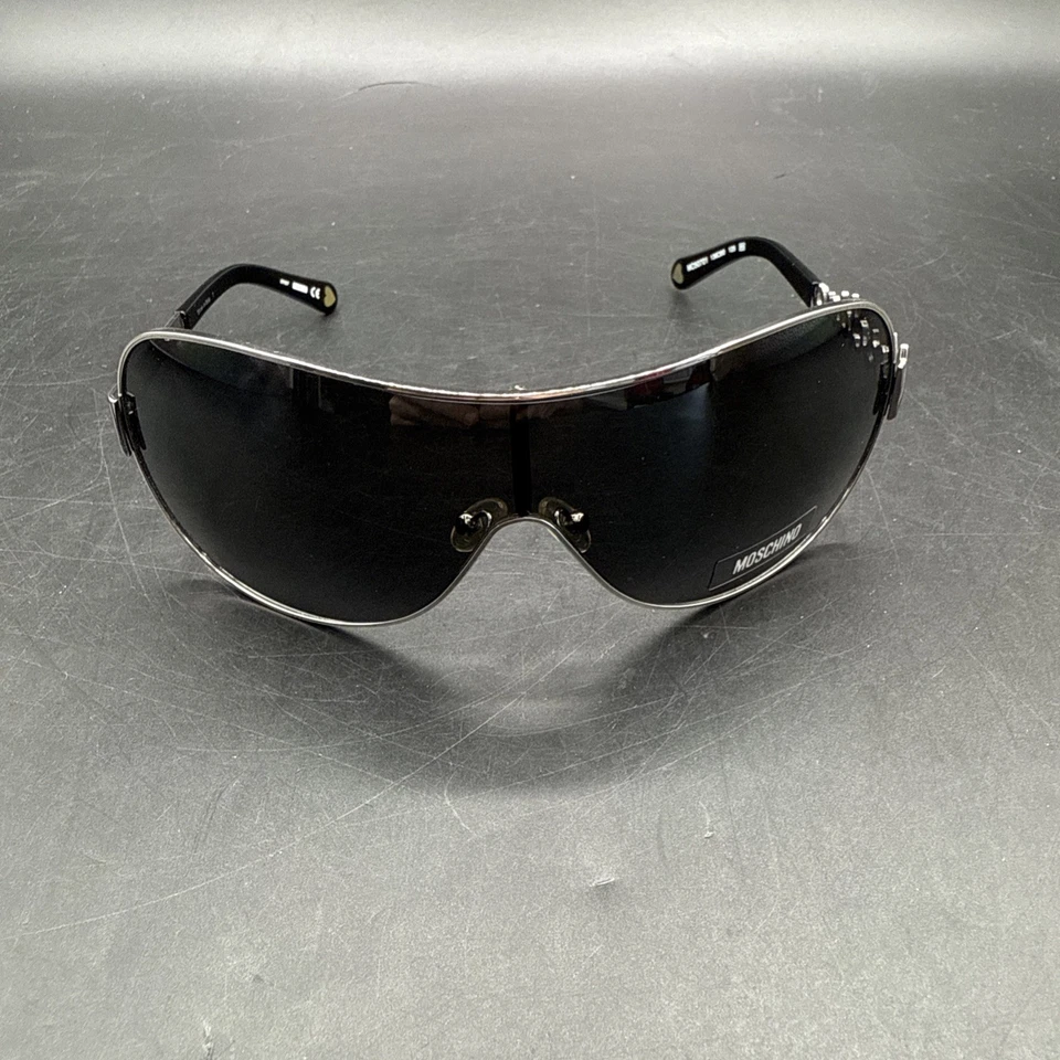 Gafas de sol Moschino Aviator Shield para mujer MO5071 136-00 125 hechas en Italia amor Foto 2 de 4