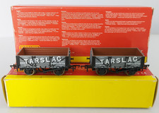 OO Gauge HORNBY R6134  4 Plank Wagons 'Tarslag'  - Superb Boxed Examples