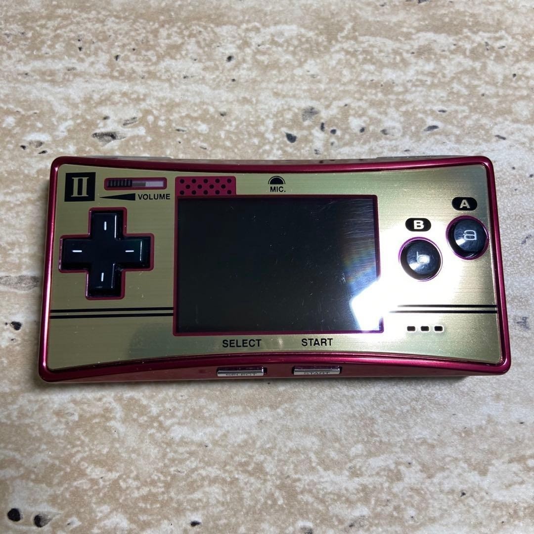 Nintendo Game Boy Micro Famicom Console - Red/Gold for sale online