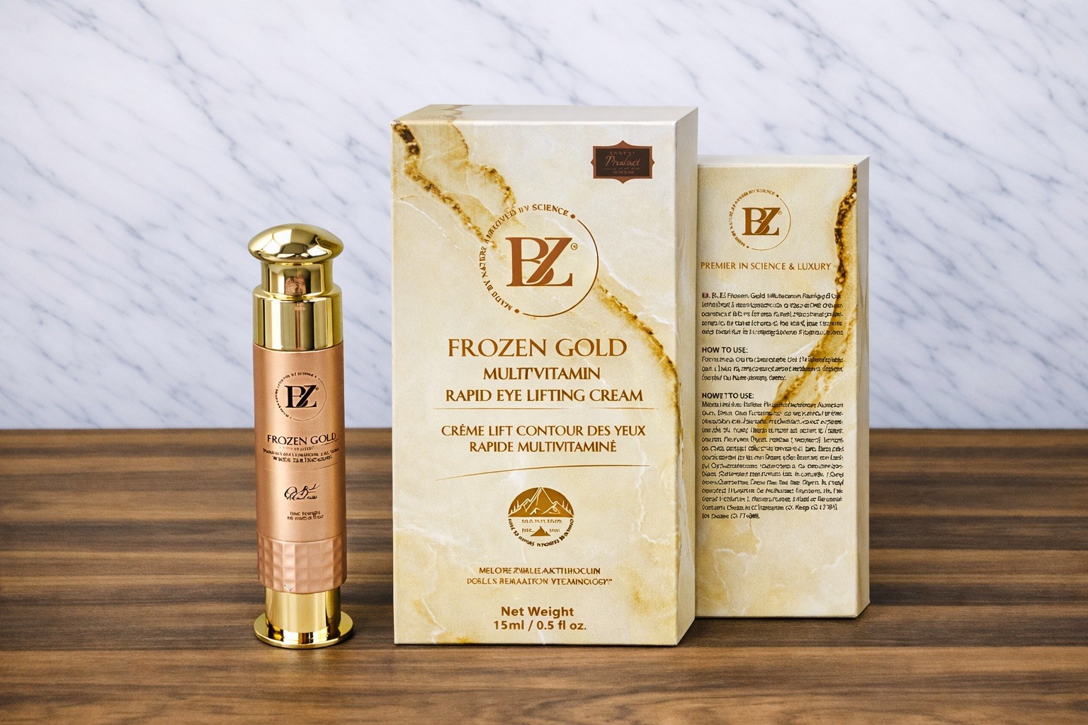 Below Zero  Frozen Gold Multivitamin Rapid Eye Lifting Cream