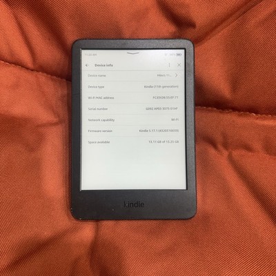 Amazon Kindle 11th Generation (2024) 16gb, Black
