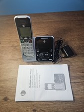 AT T CRL32102 Silver Black Cordless Accessory Handset For Series Phones Tested