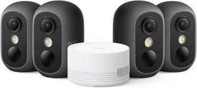 Security cam C35 4-Cam Kit, Wireless Security Indoor/Outdoor Camera, Magnetic Mo