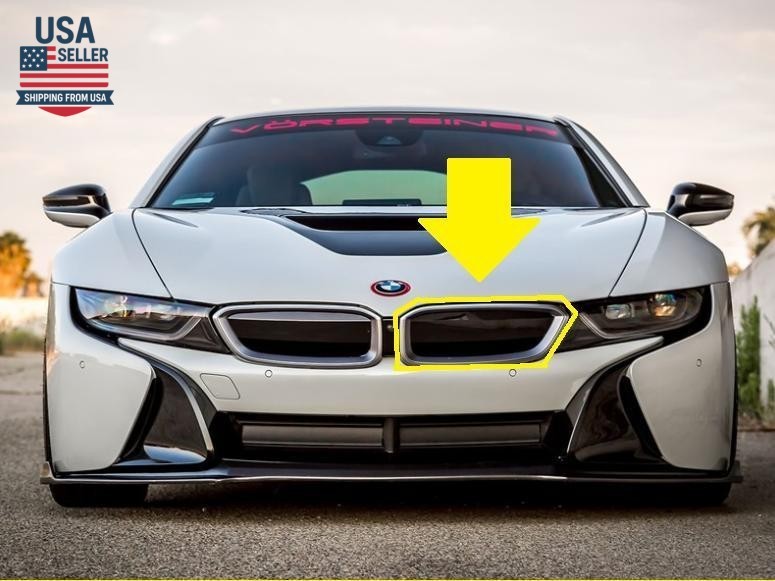 Bmw I8 I12 Left Painted Trim Grill Genuine 51137370635