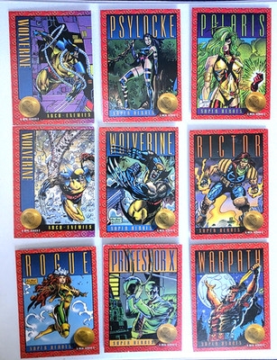 1993 Marvel X-Men Series 2 TOY BIZ VARIANT SET of 10