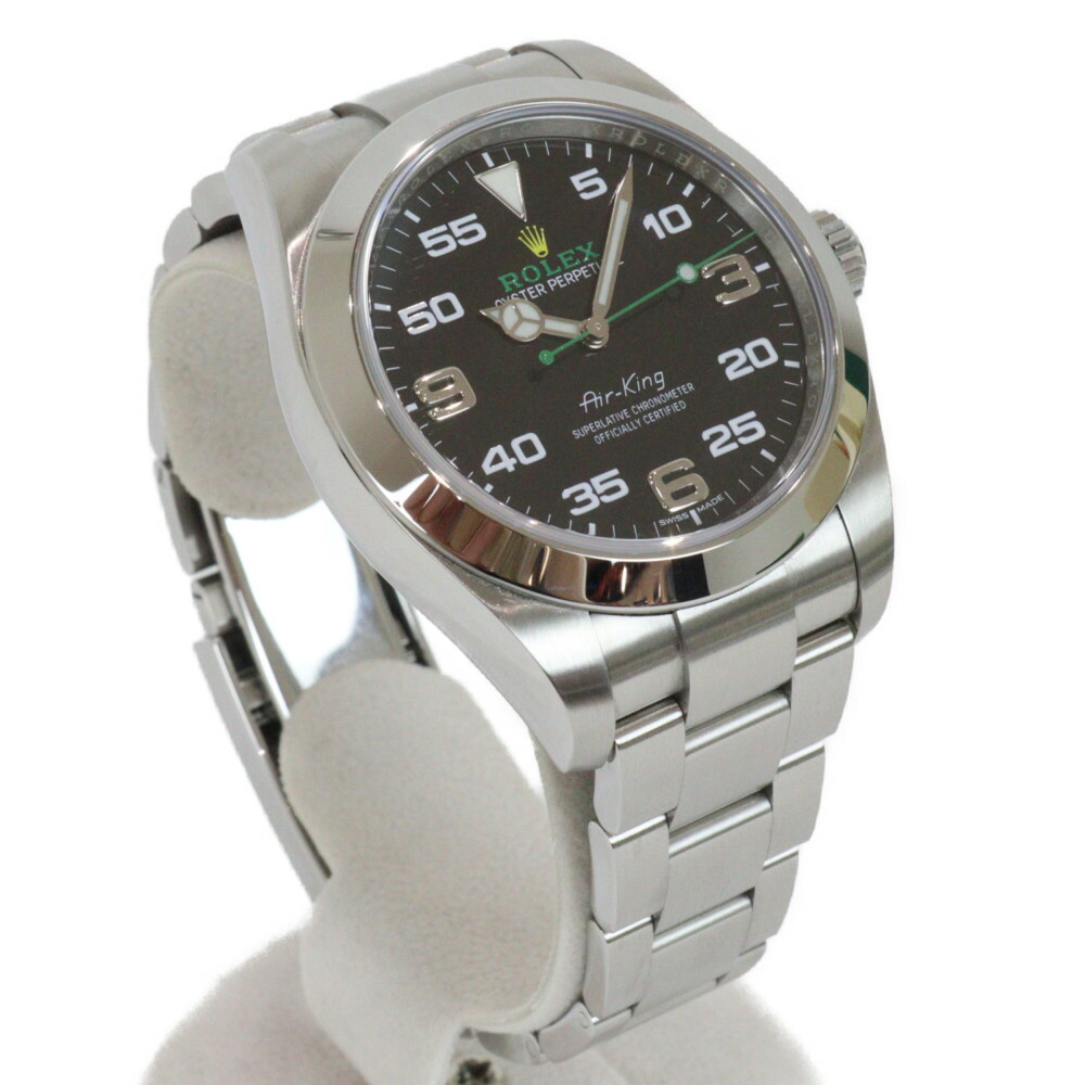 ROLEX Air King 116900 Black Case Size 40mm Men's Used Watch