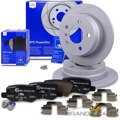 ATE POWER DISC VOLL Ø258 + CERAMIC BELÄGE HINTEN FÜR MERCEDES A-KLASSE W169