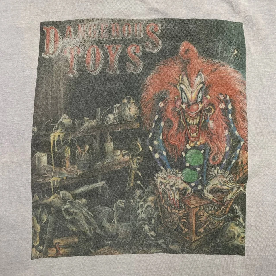 Camiseta Dangerous Toys SPLASH Vintage Años 80 Rara Camiseta Sportin A Woody Tour M Foto 4 de 4
