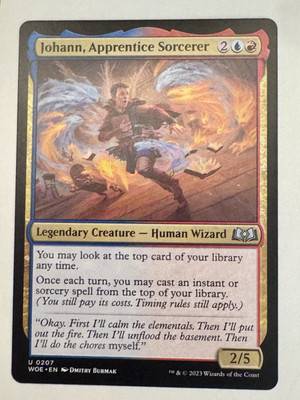 x1 Johann, Apprentice Sorcerer WOE MTG 207 UNCOMMON M/NM 1x