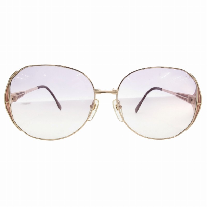 Occhiali da sole Yves Saint Laurent occhiali da vista lenti sfumate logo viola oro col