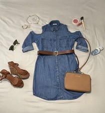 Matalan Denim Shirt Dress UK 10 – Excellent condition, Casual / Holiday Dress