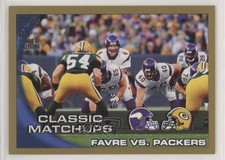 2010 Topps Classic Matchups Gold 1148/2010 Brett Favre Green Bay Packers HOF n1u