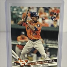 Topps 2017 Teoscar Hernandez #67 Rookie Houston Astros Baseball Card