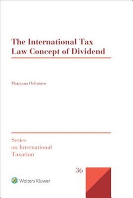 International Tax Law Concept of Dividend, Hardcover by Helminen, Marjaana, B...