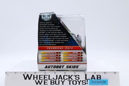 Skids Elita-1 Sergeant Epps Transformers DOTM Human Alliance Hasbro NEW SEALED - Picture 4 of 4