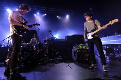 Jack Steadman Suren De Saram Olly Scanlon of Bombay Bicycle Club p- Old Photo