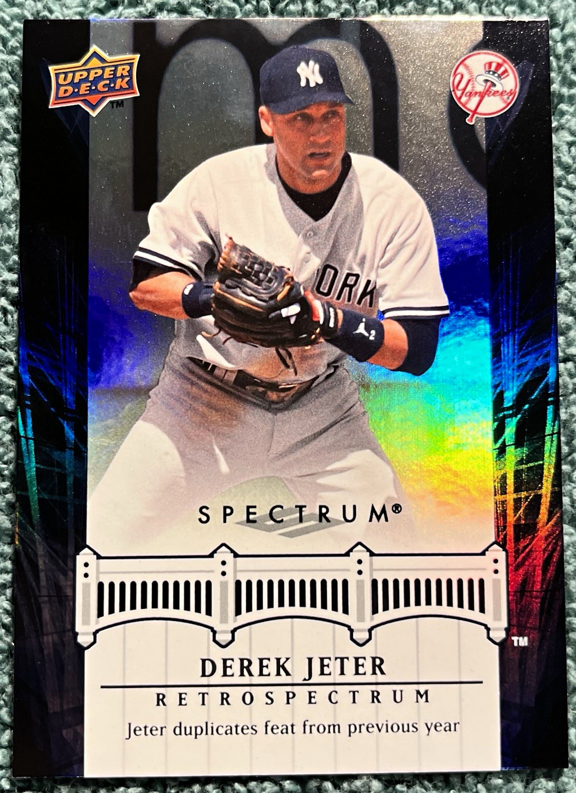 Upper Deck 2008 Spectrum Derek Jeter Retrospectrum #DJ87