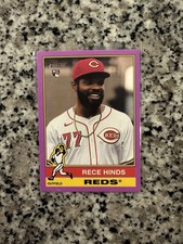 2025 Topps Heritage - Rece Hinds Light Purple (RC)