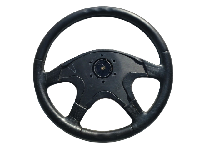 Italvolanti Dolce Steering Wheel 370mm Black Leather JDM W126 GX71