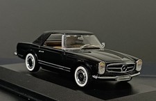 1/43 Mercedes Benz 230-280 SL (W113) Pagode Soft top black 1963 Minichamps