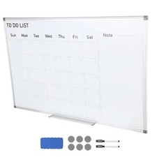 Dry Erase Magnetic Whiteboard with Eraser and Marker